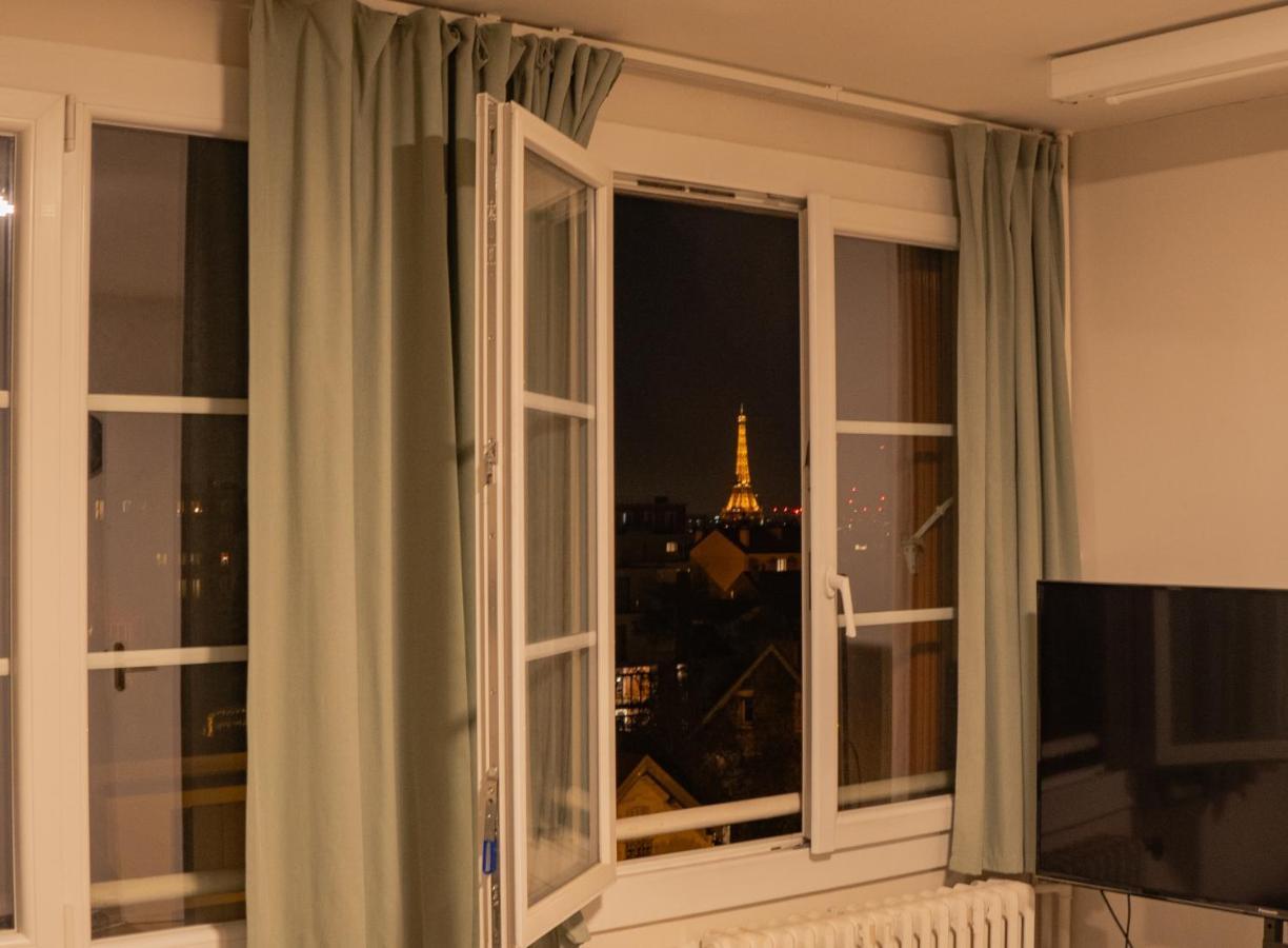 Joli T2 Proche Du Metro Avec Vue Tour Eiffel Διαμέρισμα Issy-les-Moulineaux Εξωτερικό φωτογραφία